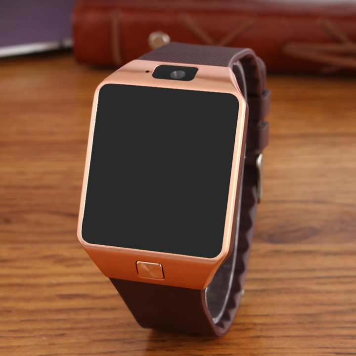 DZ09 Smart Watch: 36-40mm Square Touch Screen with Camera, Video Call, and SIM Card Support - Alloy Case & TFT Display
